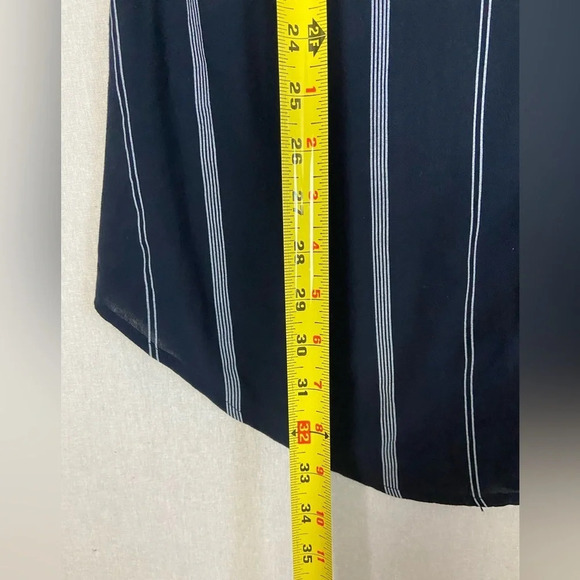 Rails Nordstrom Blue striped 100% rayon dress Sz S - Picture 8 of 10